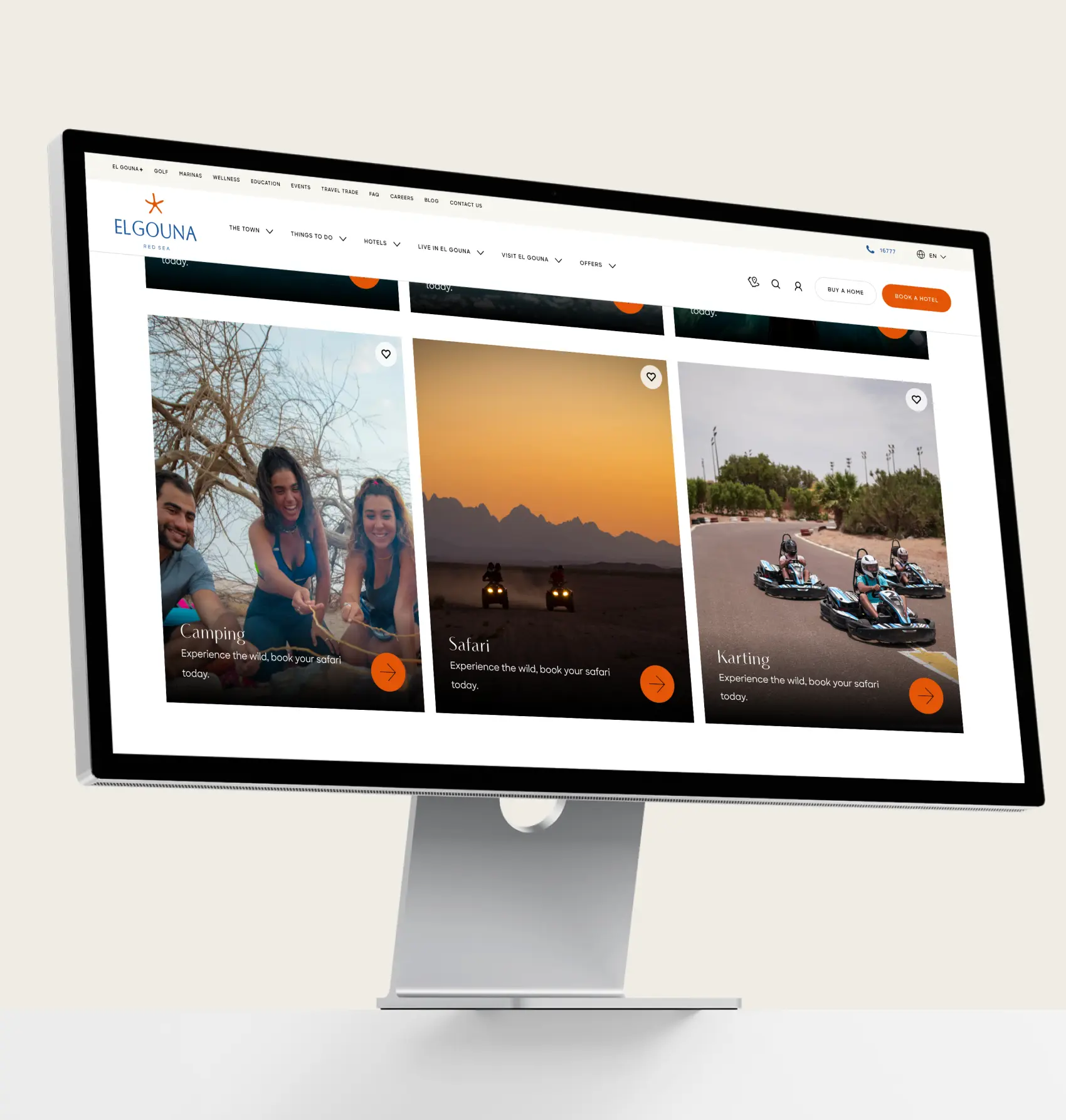 El Gouna web design and development in Egypt