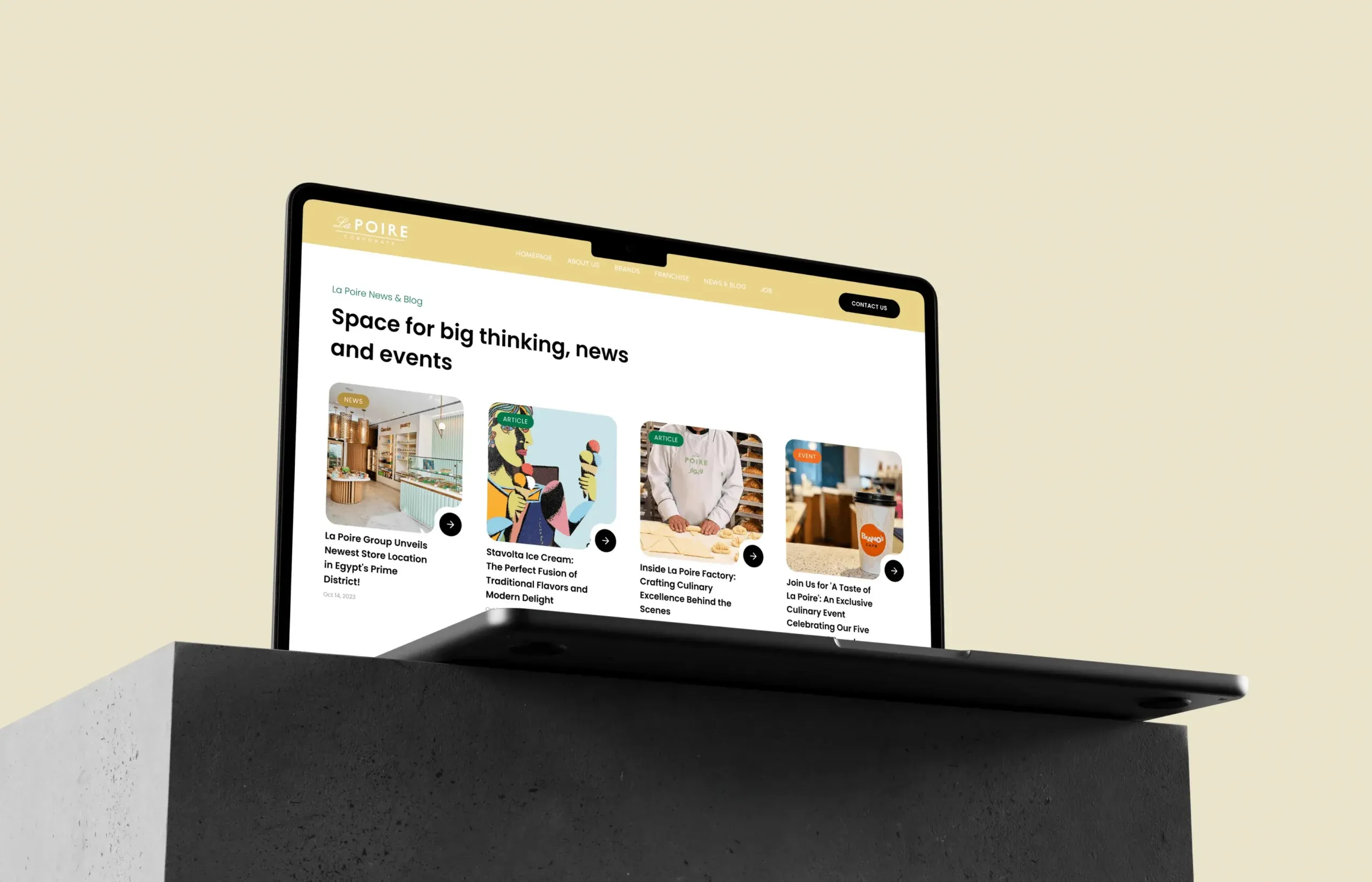 la poire corporate website design & development