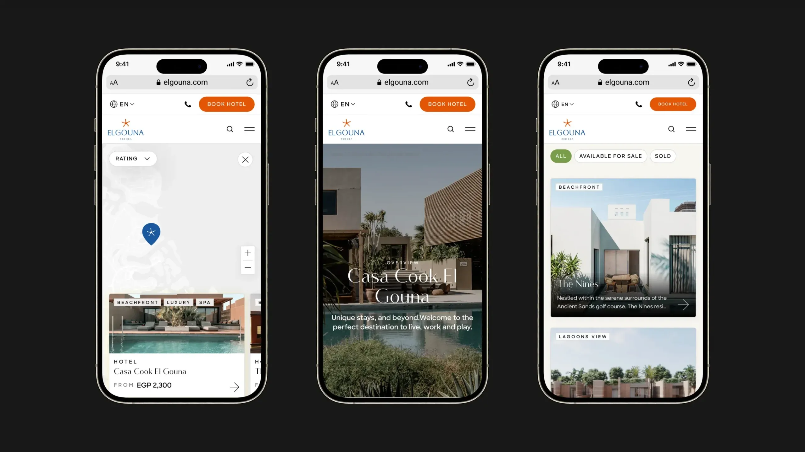 El Gouna web design and development in Egypt