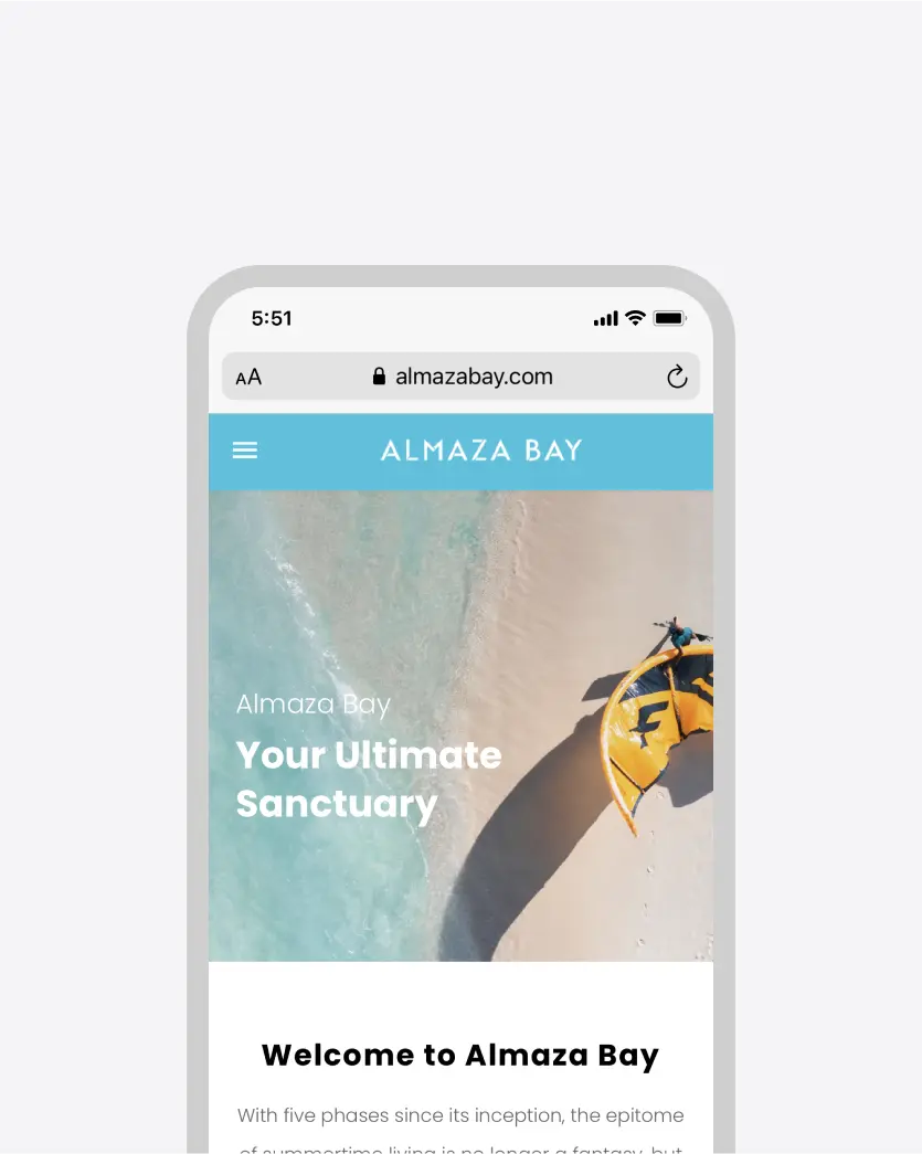 Almaza bay